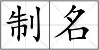 制名