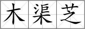 木渠芝