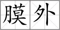 膜外