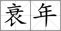 衰年