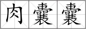 肉囊囊