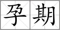 孕期