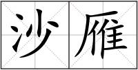 沙雁