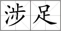涉足
