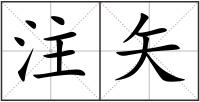 注矢
