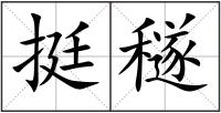 挺穟