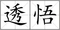 透悟